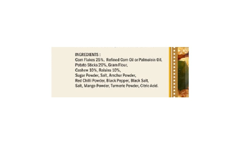 Jabsons Rajwadi Mix Kaju & Cornflakes Mixture   Pack  140 grams